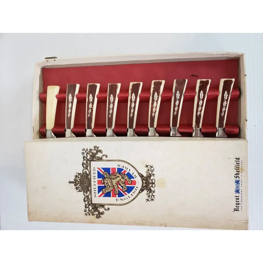 Vintage Sheffield England Regent Cutlery Set Stainless Steel 16 Pcs